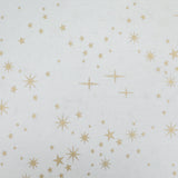 Pound A Metre Gold Foil Premium 100% Quilting Cotton "A Christmas Star" - 3 Colours