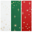 Pound A Metre Gold Foil Premium 100% Quilting Cotton "A Christmas Star" - 3 Colours