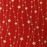 Pound A Metre Gold Foil Premium 100% Quilting Cotton "Fairy Lights" - 3 Colours