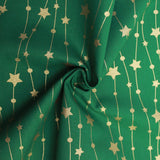 Pound A Metre Gold Foil Premium 100% Quilting Cotton "Fairy Lights" - 3 Colours