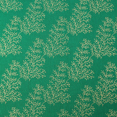 Gold Foil Premium 100% Quilting Cotton "Festive Branches" - 3 Colours - Pound A Metre