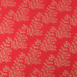 Pound A Metre Gold Foil Premium 100% Quilting Cotton "Festive Branches" - 3 Colours