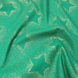 Pound A Metre Gold Foil Premium 100% Quilting Cotton "Festive Stars" - 3 Colours