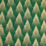 Pound A Metre Green Gold Foil Premium 100% Quilting Cotton "Forest Tree" - 3 Colours