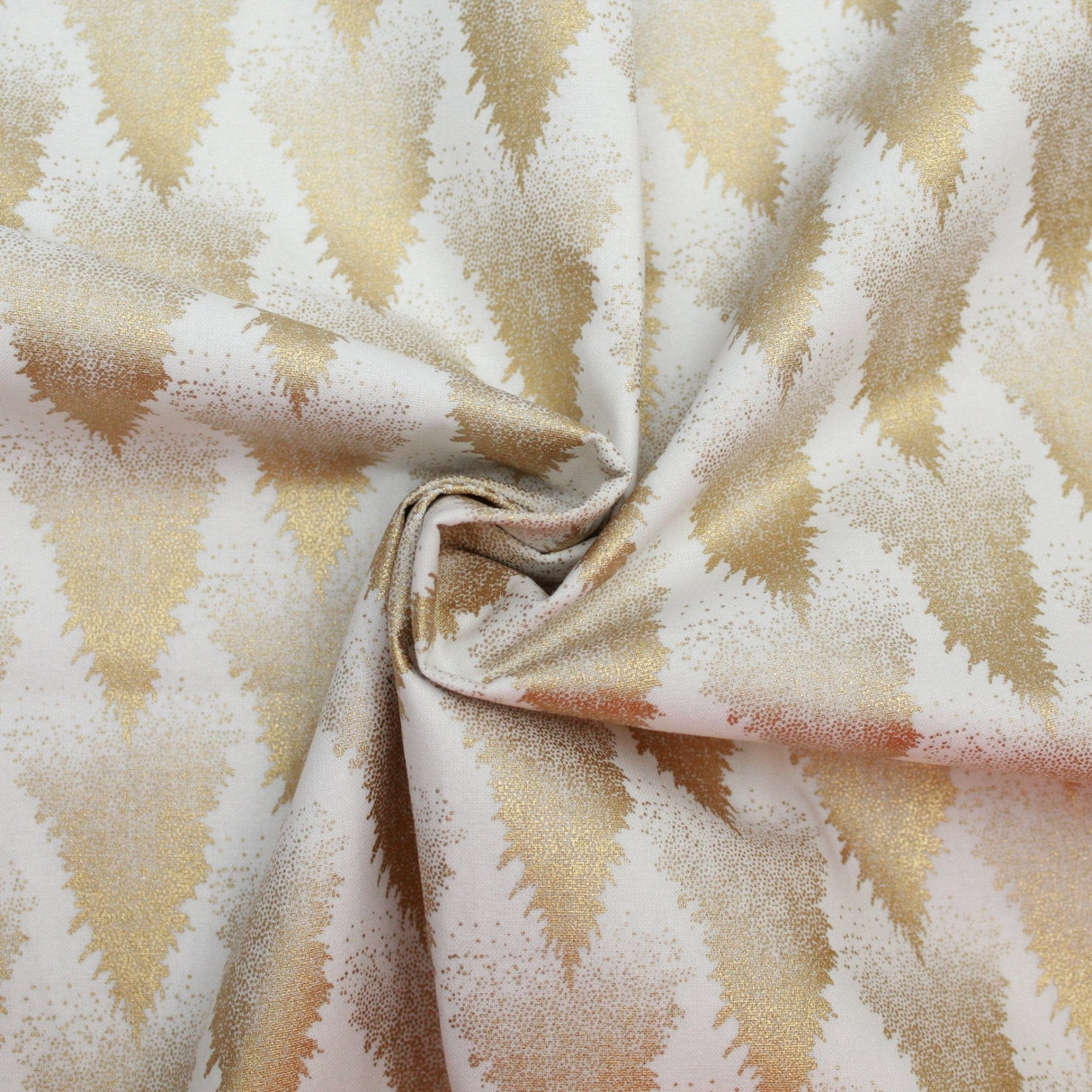 Pound A Metre Gold Foil Premium 100% Quilting Cotton "Forest Tree" - 3 Colours