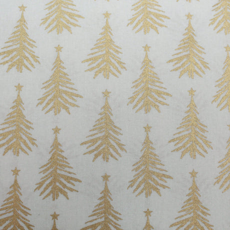 Pound A Metre Gold Foil Premium 100% Quilting Cotton "Star-Topper" - 3 Colours
