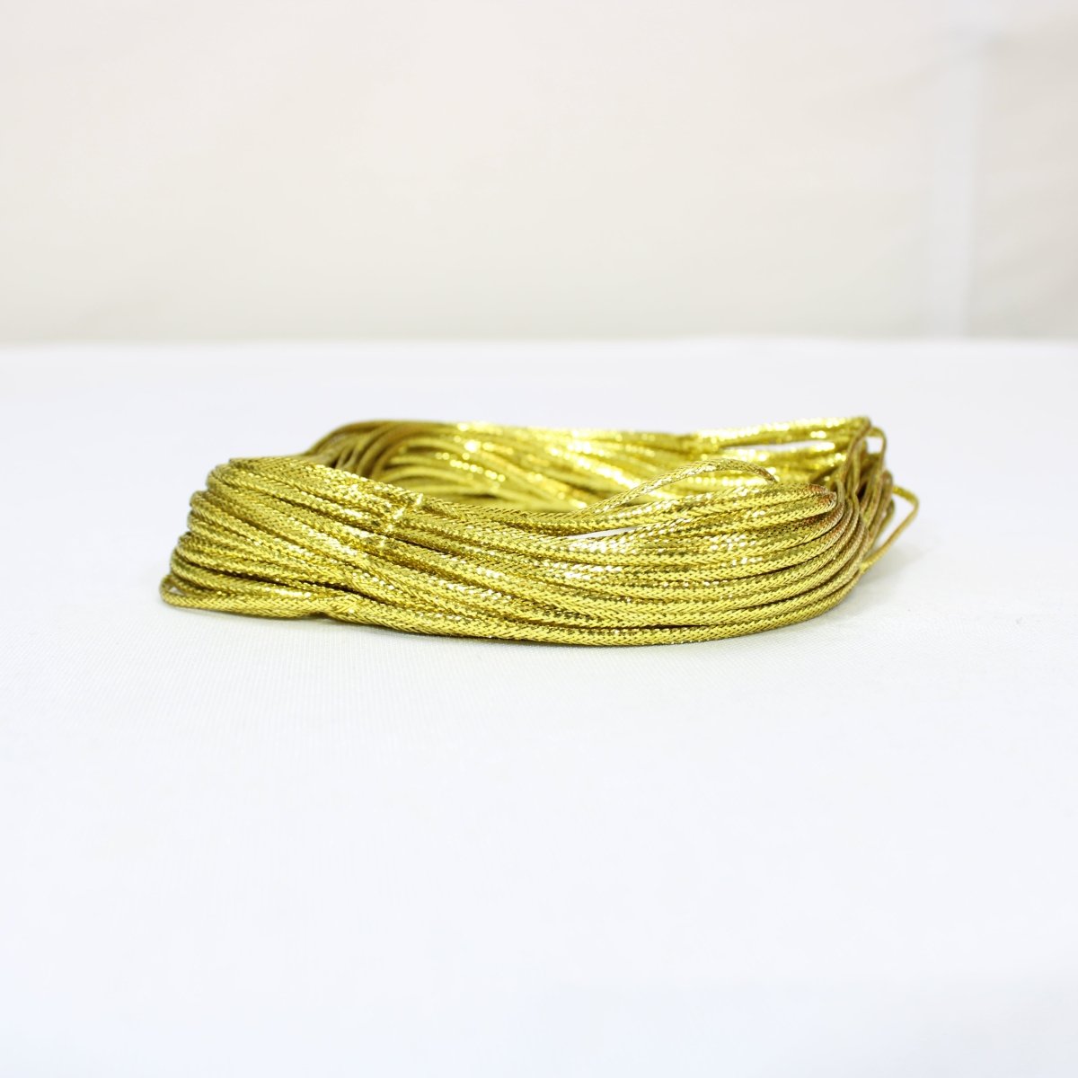 Gold Foiled Dori String - Pack Of 5 (68 Metres) - Assorted Colours - Pound A Metre