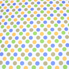 High Quality Brushed Cotton - Colourful Spots - 60" Wide - Pound A Metre