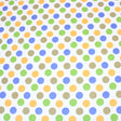 Pound A Metre Full Metre High Quality Brushed Cotton - Colourful Spots - 60" Wide