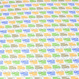 Pound A Metre Full Metre High Quality Brushed Cotton - Colourful Trucks - 60" Wide