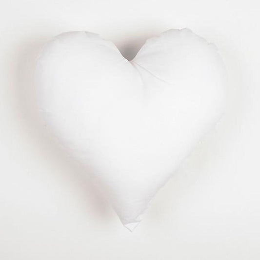 Hollowfibre Heart Cushion Inserts/ Pads- 16" - Pound A Metre