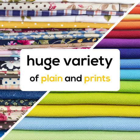 Jumbo Fabric Remnant Box- 30 Metres - Pound A Metre