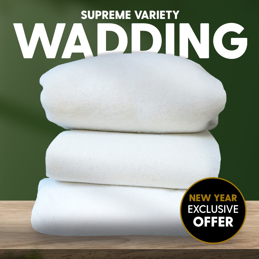 LIMITED OFFER: 8 Metres Supreme Variety Wadding Fabric Bundle - Pound A Metre