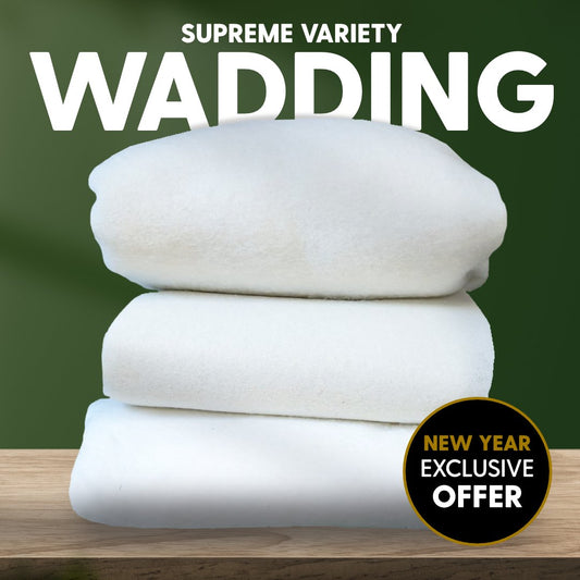 LIMITED OFFER: 8 Metres Supreme Variety Wadding Fabric Bundle - Pound A Metre