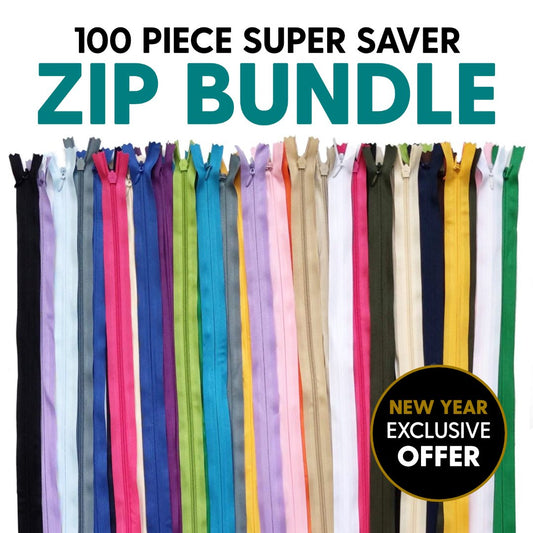 LIMITED OFFER: Super Saver Zip Bundle- 25, 50 or 100 Pack - Pound A Metre