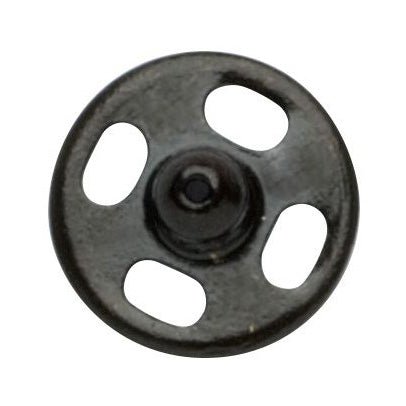 Milward Snap Fasteners: Black: 7mm: 20 Pieces - Pound A Metre