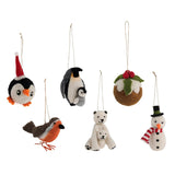 Pound A Metre Per Pack Needle Felting Kit: Christmas: Penguins