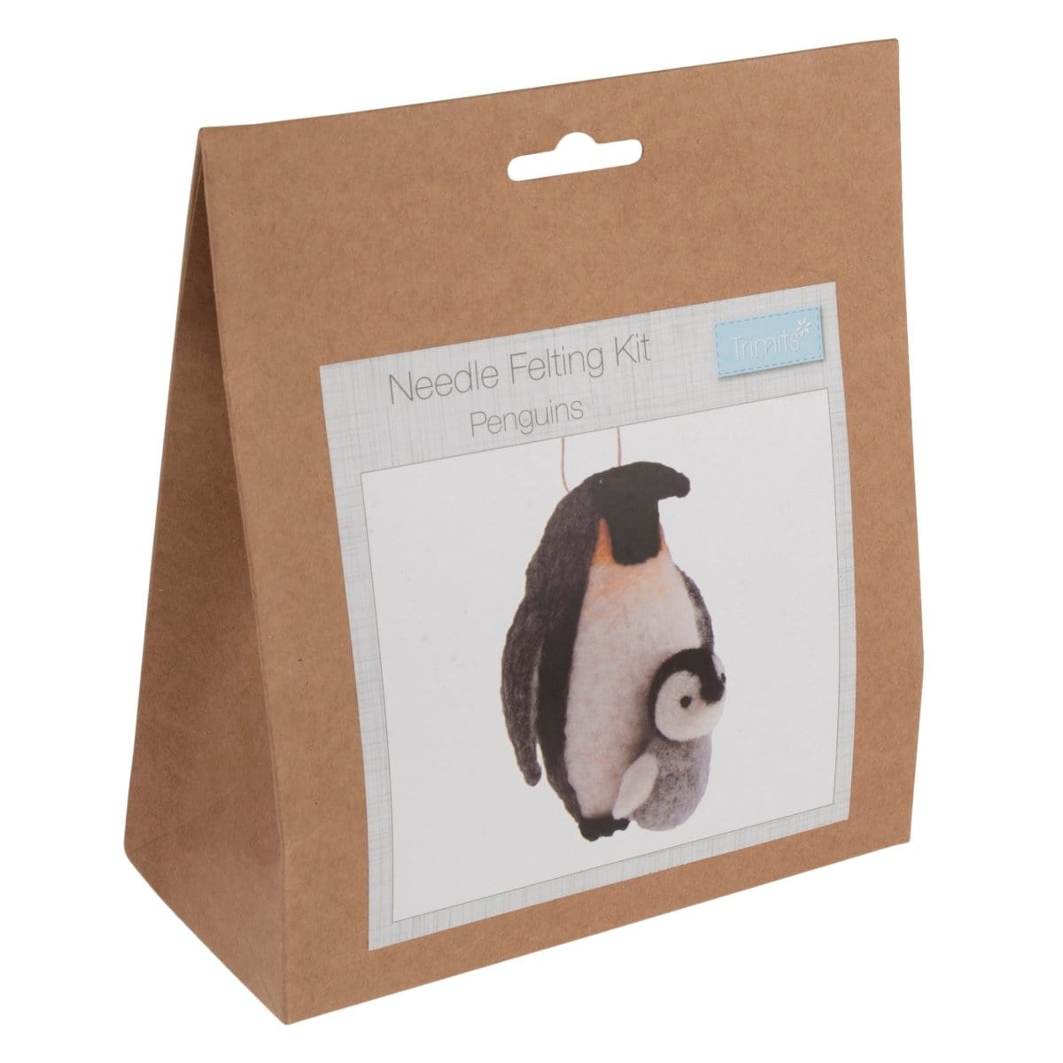 Pound A Metre Per Pack Needle Felting Kit: Christmas: Penguins