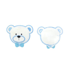 Padded Fabric Motif - Iron Or Sew On Badges - Blue Bear - Pound A Metre