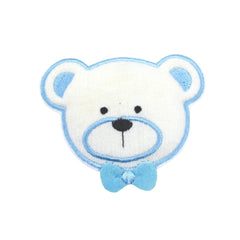 Padded Fabric Motif - Iron Or Sew On Badges - Blue Bear - Pound A Metre
