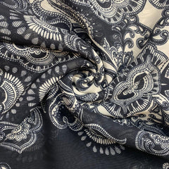 Panel Printed Floral Georgette - 60" Wide (32F) - Pound A Metre