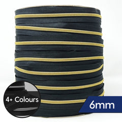 Per Metre Deluxe 6mm Continuous Zips - Pound A Metre