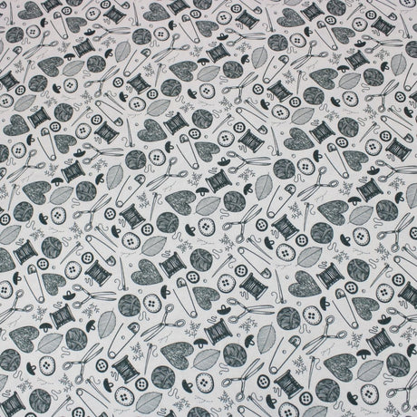 Pound A Metre Per Metre Per Metre Digitally Printed 100% Cotton- 45" Wide (Autumn Sewing)