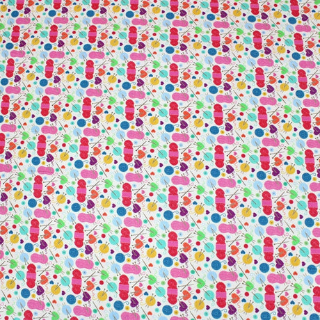 Pound A Metre Per Metre Per Metre Digitally Printed 100% Cotton- 45" Wide (Knitting & Yarn)