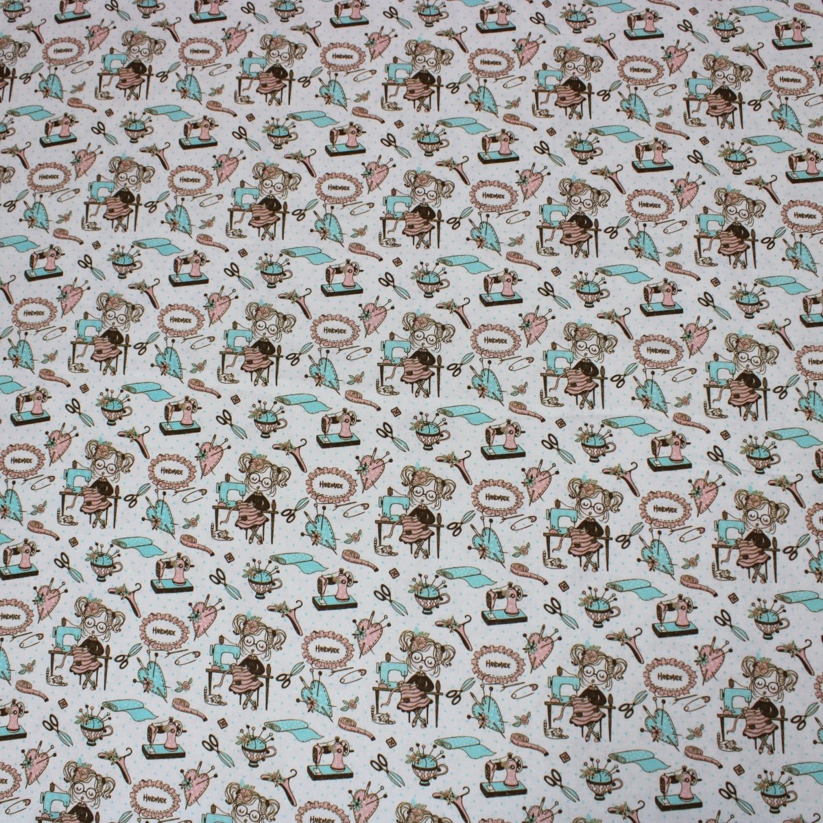Per Metre Digitally Printed 100% Cotton- 45" Wide (Sewing Room) - Pound A Metre