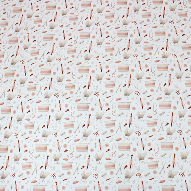 Per Metre Digitally Printed 100% Cotton- 45" Wide (Soft Knitting) - Pound A Metre