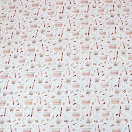 Pound A Metre Per Metre Per Metre Digitally Printed 100% Cotton- 45" Wide (Soft Knitting)