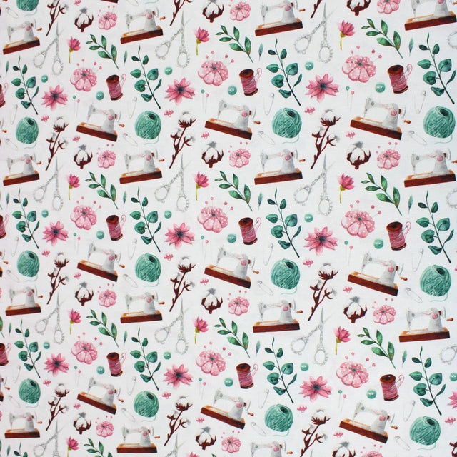 Pound A Metre Per Metre Per Metre Digitally Printed 100% Cotton- 45" Wide (Spring Sewing)