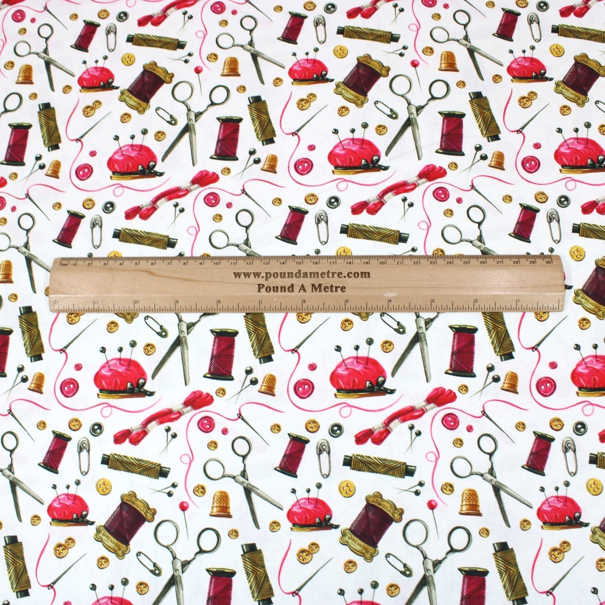 Per Metre Digitally Printed 100% Cotton- 45" Wide (Vibrant Sewing) - Pound A Metre