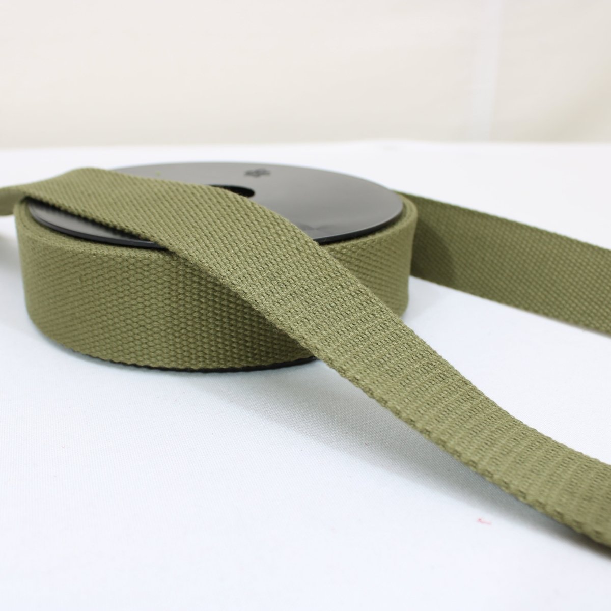 Plain Cotton Tape Webbing: 38mm Wide For Bag Strapping- 7 Colours - Pound A Metre