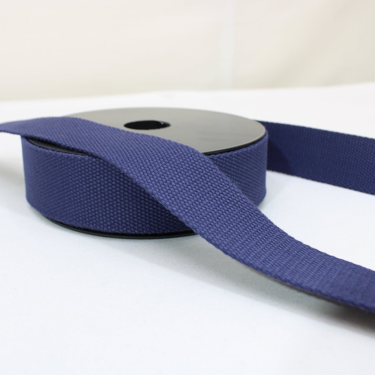 Plain Cotton Tape Webbing: 38mm Wide For Bag Strapping- 7 Colours - Pound A Metre