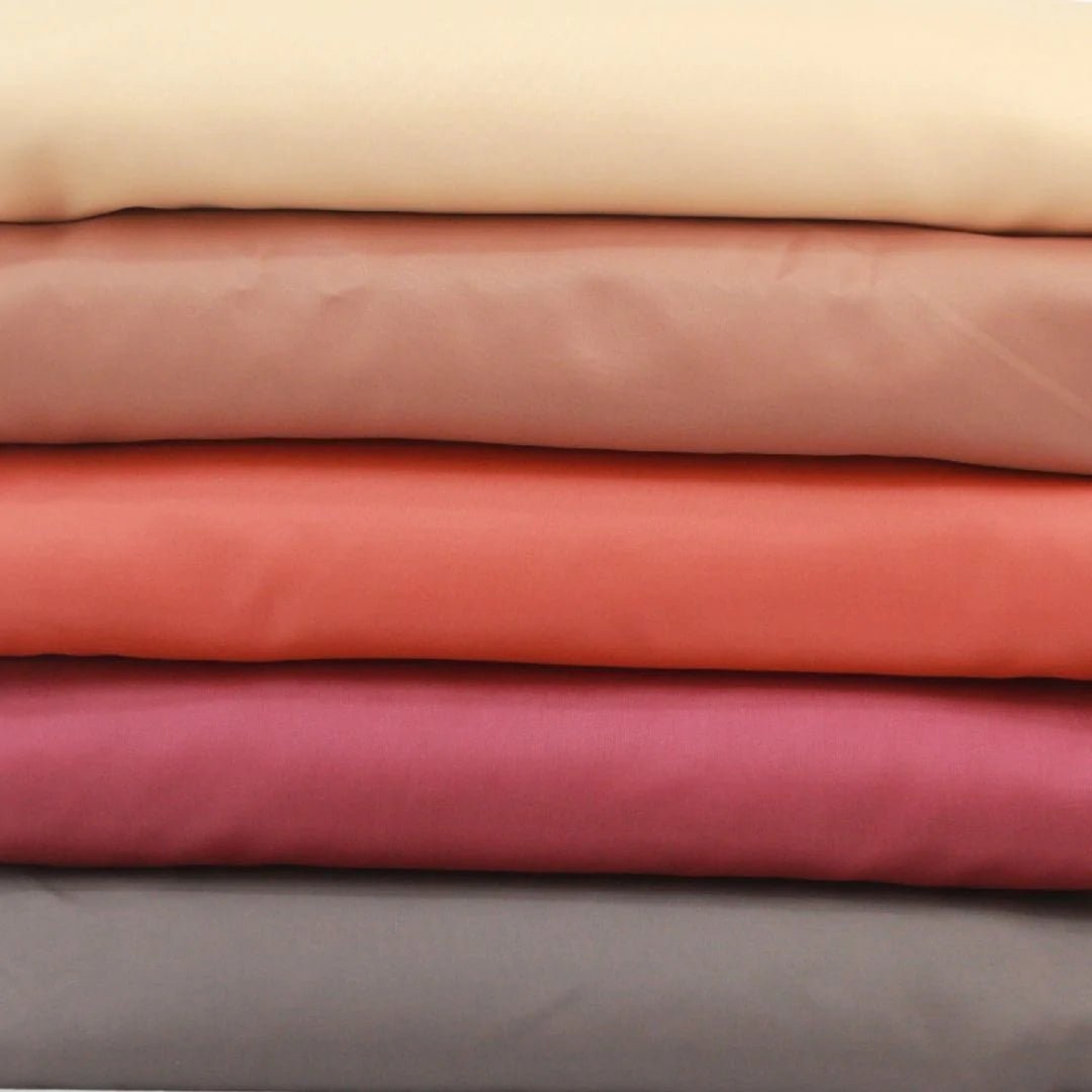 Plain Tafetta Bundle - 15 Metres, 5 Assorted Colours - Pound A Metre