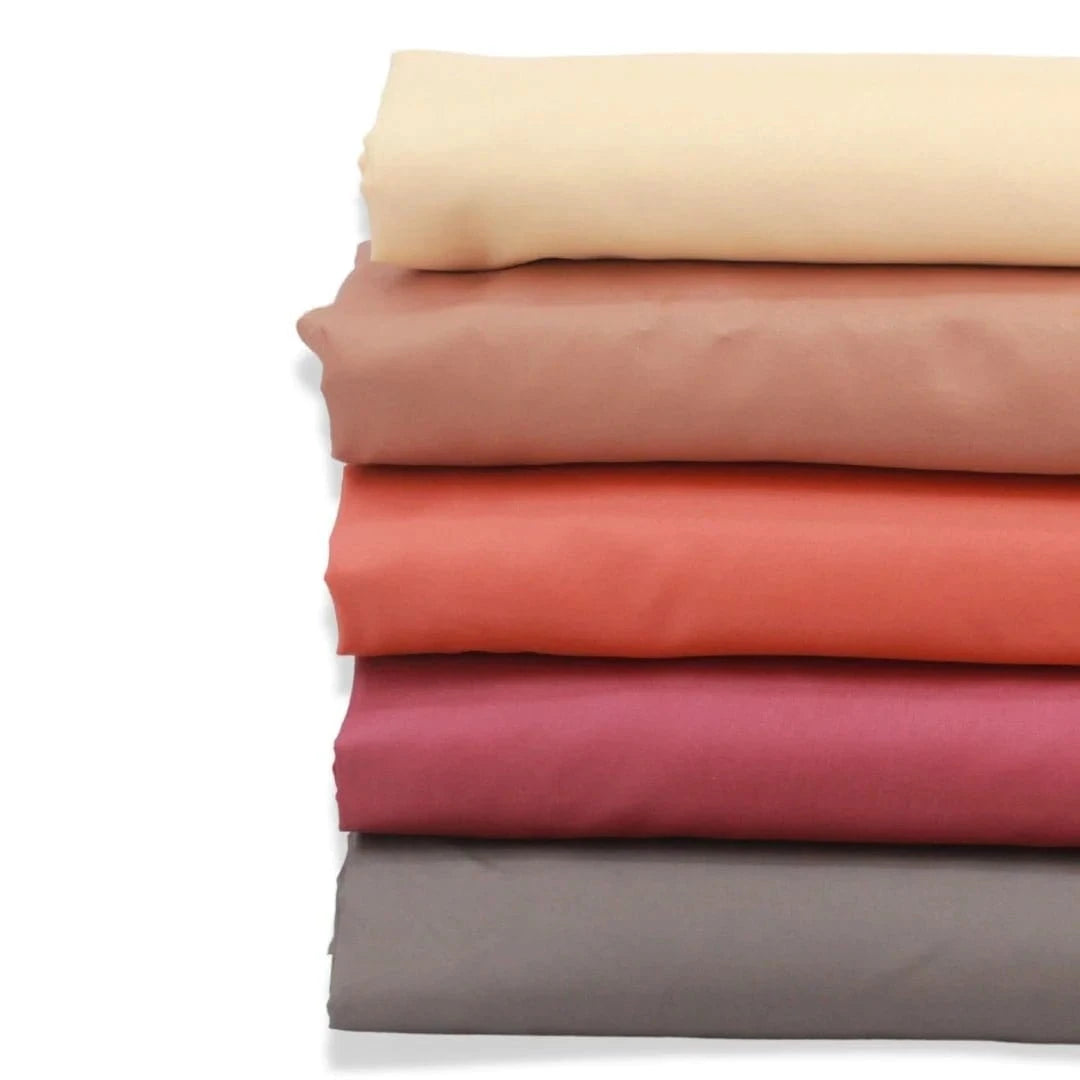 Pound A Metre Plain Tafetta Bundle - 15 Metres, 5 Assorted Colours