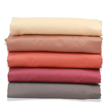 Pound A Metre Plain Tafetta Bundle - 15 Metres, 5 Assorted Colours