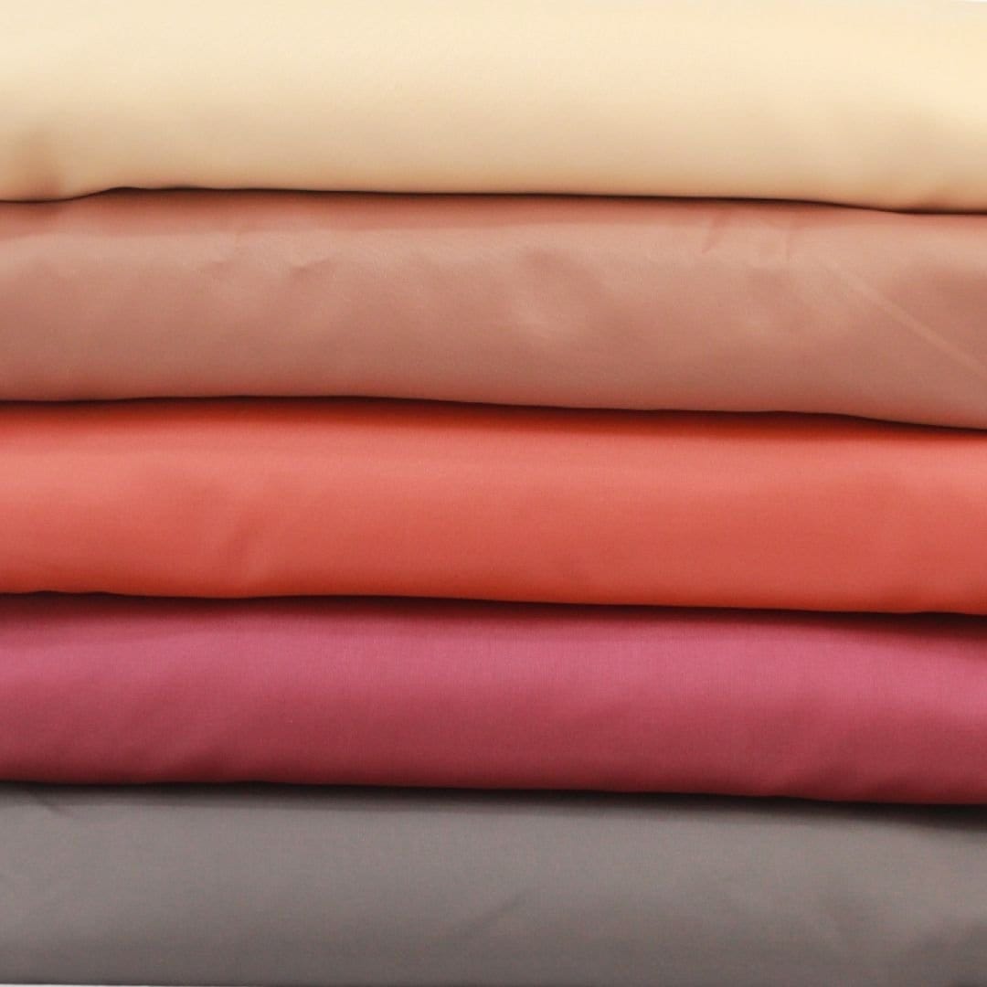 Pound A Metre Plain Taffeta Bundle - 15 Metres, 5 Assorted Colours