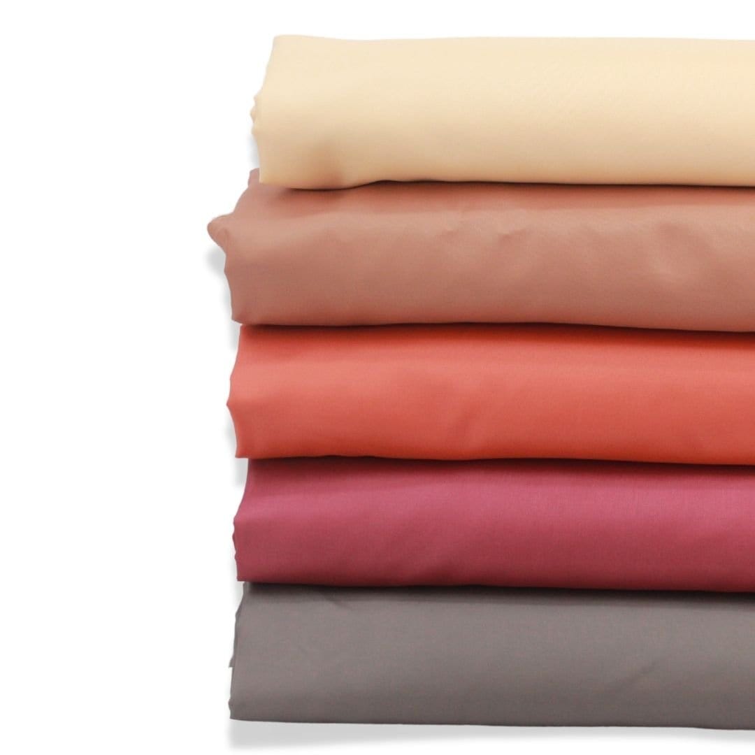 Pound A Metre Plain Taffeta Bundle - 15 Metres, 5 Assorted Colours