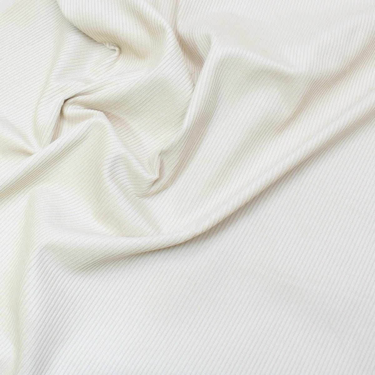 Pound A Metre Cream / Sold Per Metre Premium 100% Cotton Corduroy - 8 Wale - 60" Wide - Variations Available