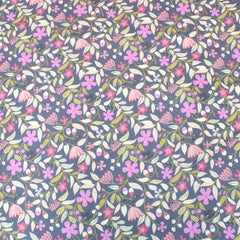 Premium 100% Floral Quilting Cotton - Floral Melody - 44" Wide Pink - Pound A Metre