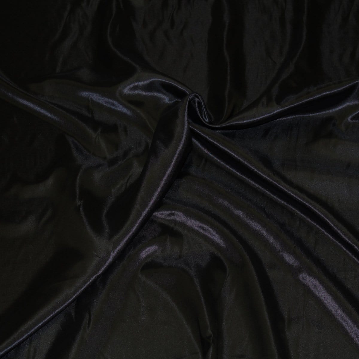 Pound A Metre Full Metre / Black Premium 100% Polyester Satin 60" Wide - Variations Available