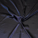 Pound A Metre Full Metre / Navy Premium 100% Polyester Satin 60" Wide - Variations Available