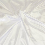 Pound A Metre Full Metre / White Premium 100% Polyester Satin 60" Wide - Variations Available