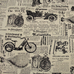 Premium 100% Printed Cotton Canvas 55" Wide - Variations Available - Pound A Metre