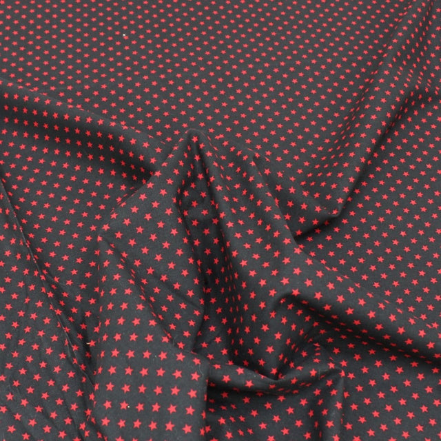 Pound A Metre Full Metre Premium 100% Quilting Cotton 45’ Wide Red Star
