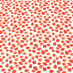 Premium 100% Quilting Cotton 45’ Wide Red Strawberry - Pound A Metre