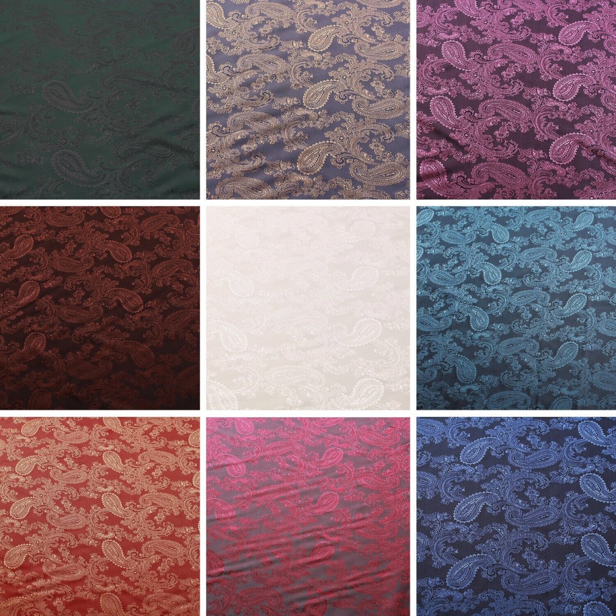 Premium Luxury Thai Silk Jacquard Lining 60" Wide - Variations Available - Pound A Metre