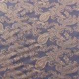 Pound A Metre Full Metre / Blue/Gold Premium Luxury Thai Silk Jacquard Lining 60" Wide - Variations Available